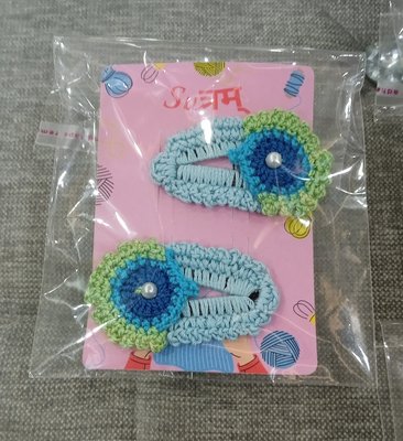Handmade crochet hair clip for your lovely sister