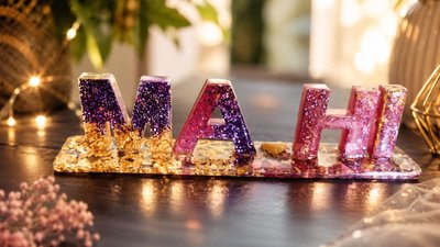 Glitter Decorative Name Letters