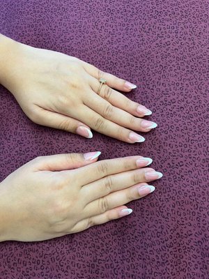White french nail art 1bx
