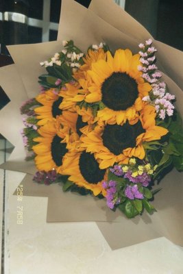 Sunflower Bouquet with Mixed Fillers