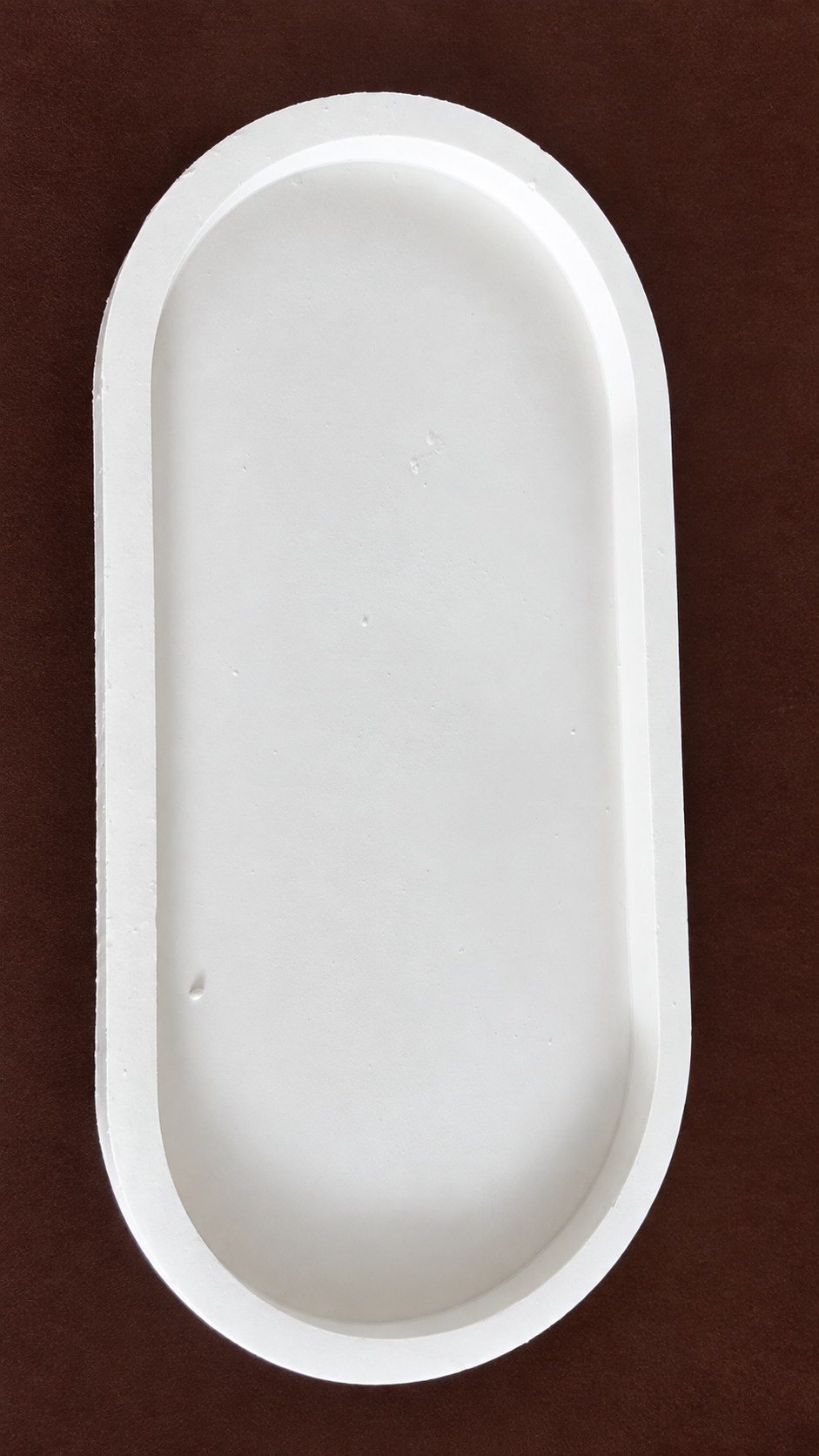 White Oval Serving Tray