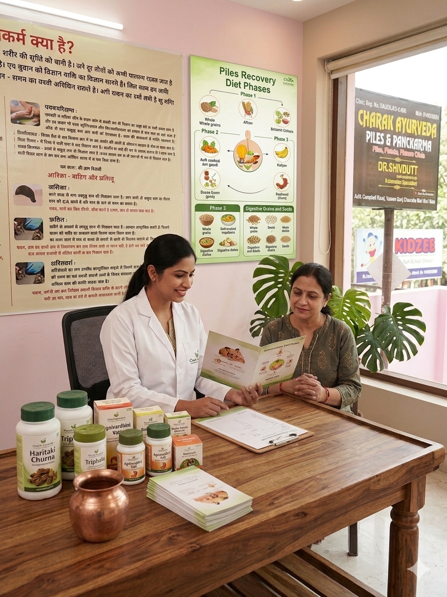 Ayurvedic Diet Plans for Piles Recovery – Healing Through Food Choices
