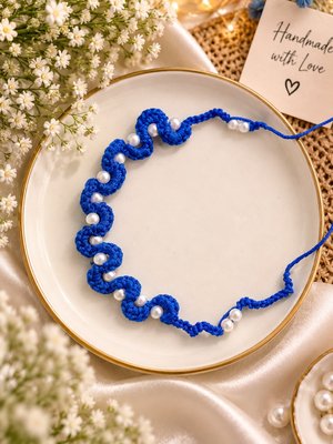 Handmade Crochet Beaded Bracelet