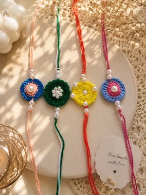 Handmade Crochet Rakhi
