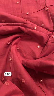 Red Embellished Shirt