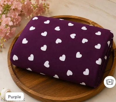 Purple Heart Pattern Cake