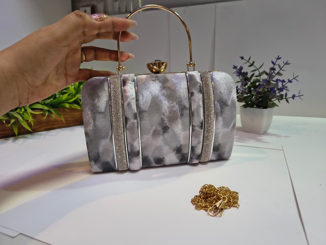 CELESTE FRAME BAG – Silver Frost — Ysk Atelier