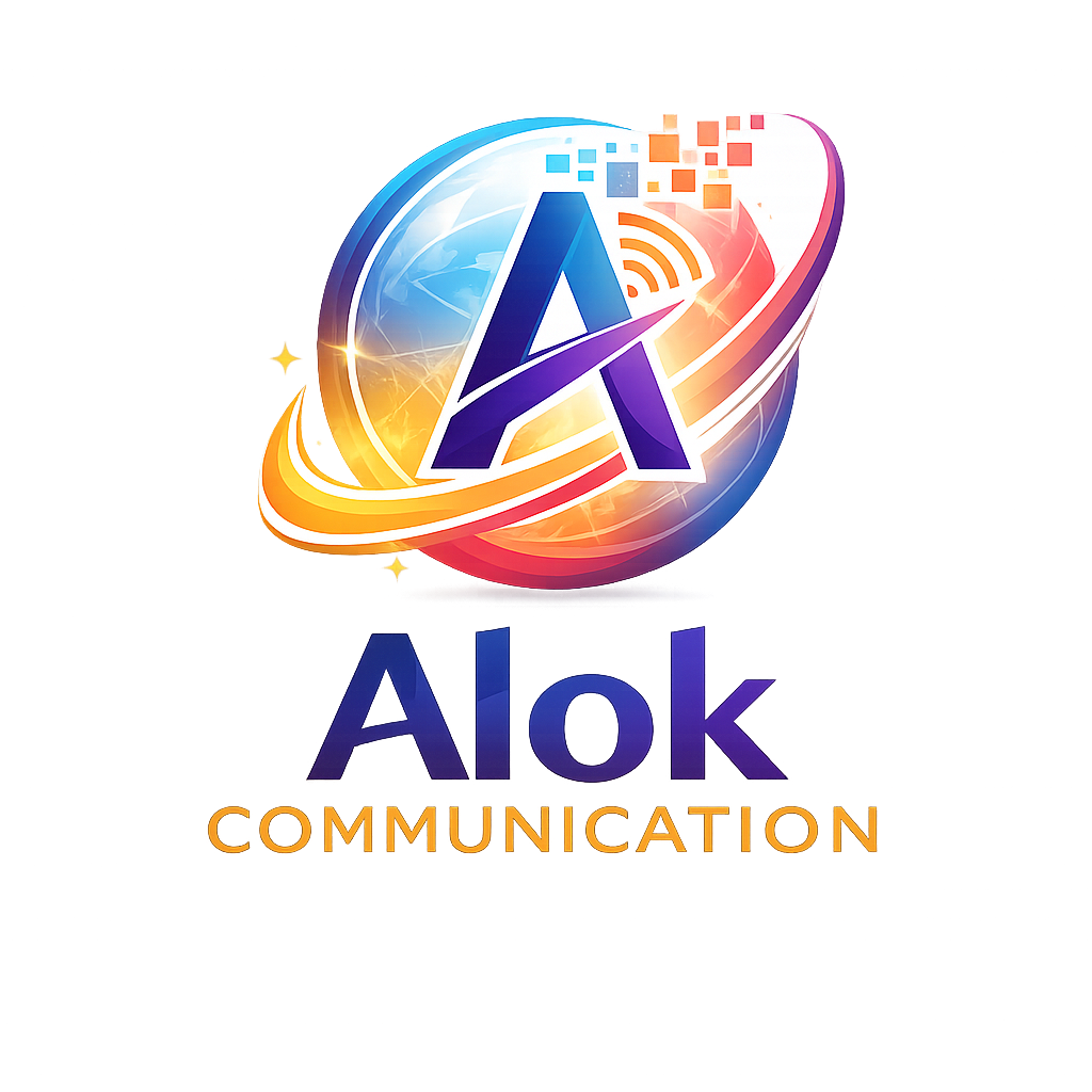 Alok Communications logo