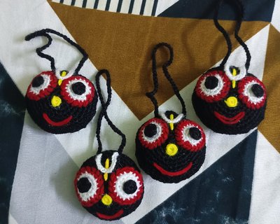 Handmade Crochet Owl Ornaments