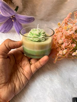 Handmade Flower Candle