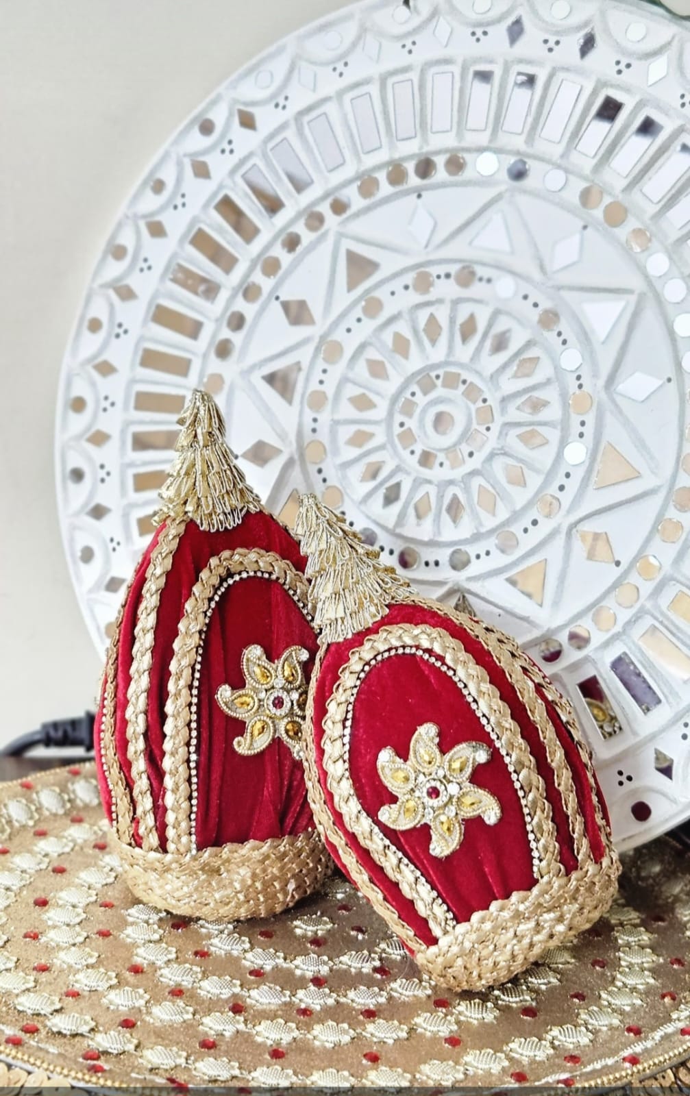 Handcrafted Velvet Decorative Ornaments