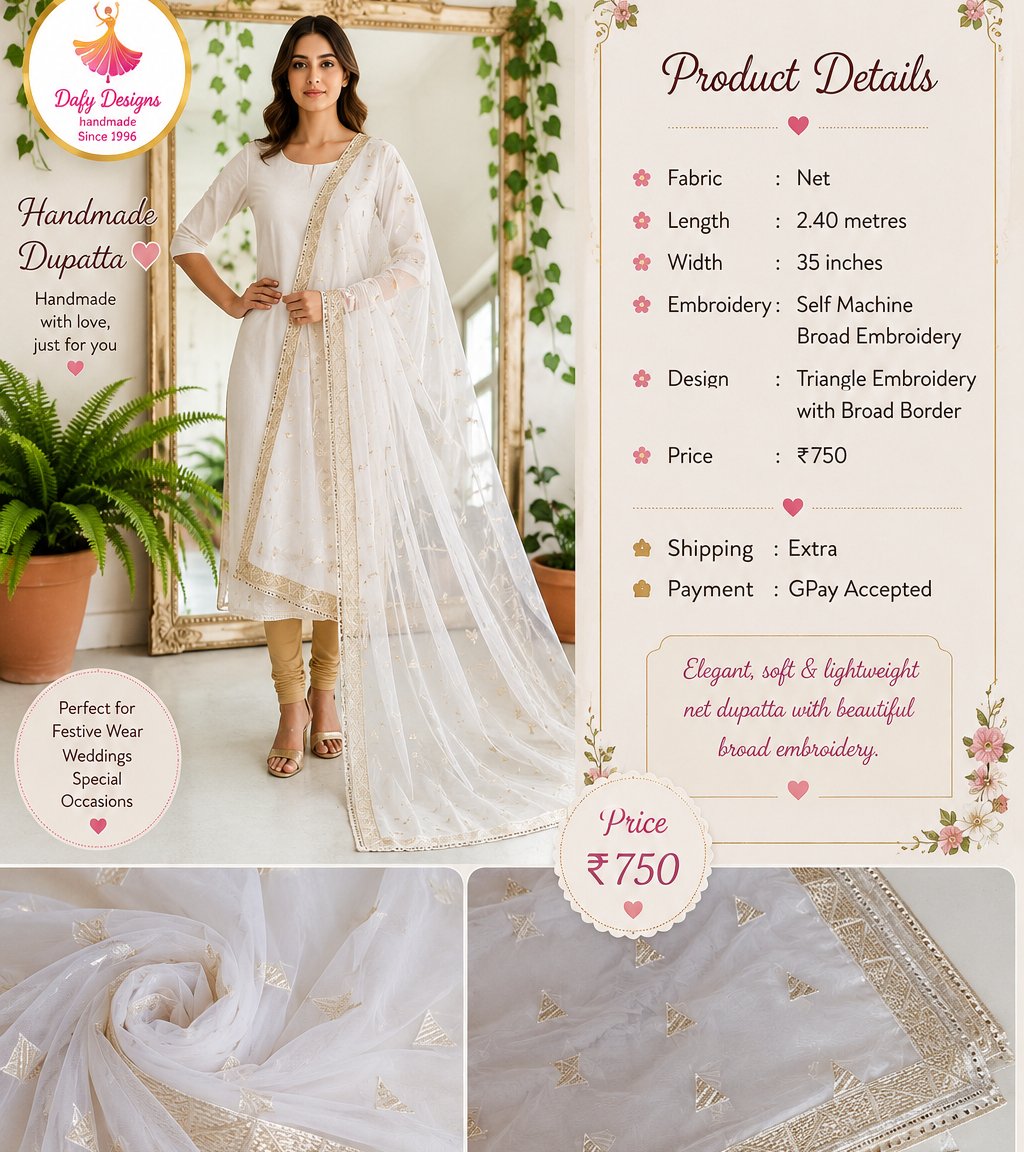 Handmade Dupatta