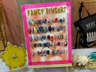 Fancy Fingers Nail Art Display
