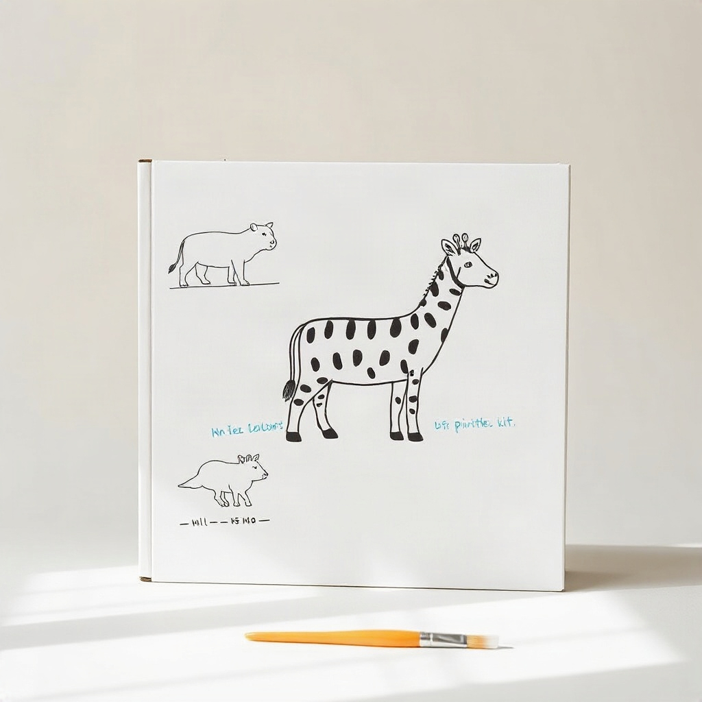 DIY Painting Kit - Animal Theme (Sample) — Shikha Wonder Box