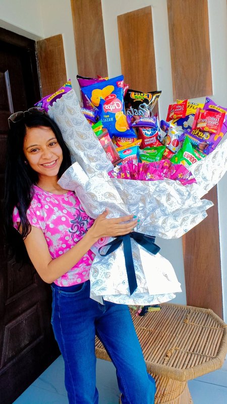 My edible giant bouquet
