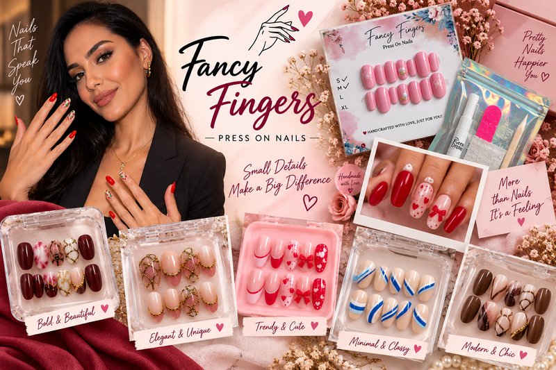 Handcrafted Press-On Nails
